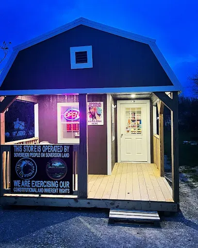 Craft Country Exotics storefront at dusk with neon Open sign